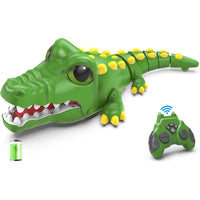 HKM-886483 Rechargeable Remote Control Crocodile Toy Car - 2.4GHz, 30M Range, 4 Channel Fun