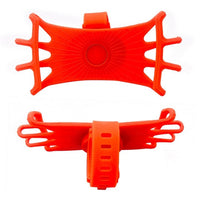 HKM-886547 Bicycle Phone Holder for Samsung and Xiaomi Devices - Universal Silicone Mount in Multiple Colors