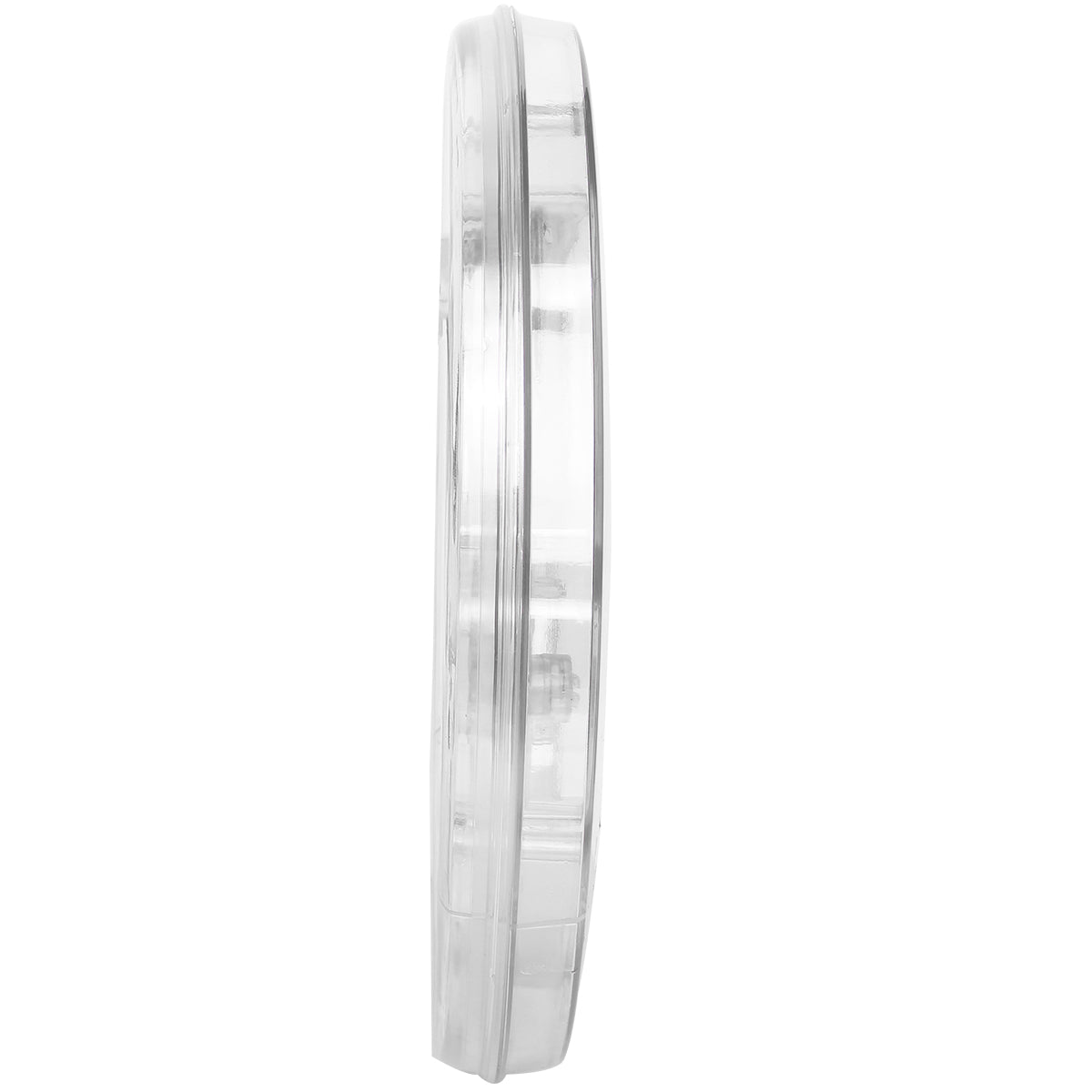 HKM-8867133 Transparent Plastic Cat and Puppy Door with Rotary Switch and 4 Locking Channels - Indoor Use