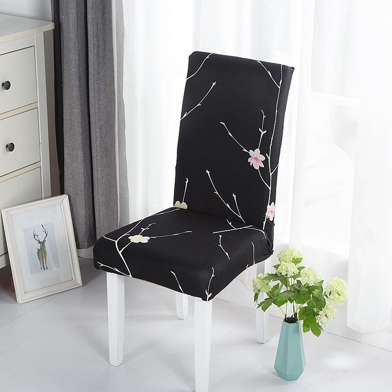 HKM-886739 Universal Office Chair Cover in Various Patterns and Colors - Dustproof Polyester Seat Protector