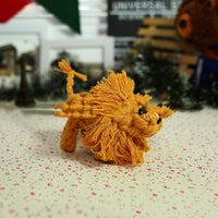 HKM-8870461 Cotton Rope Animal Chew Toy for Dogs - Giraffe, Hippo, Elephant, Duck, Bear, Tiger, Turtle, Alligator, Lion, Squirrel, Octopus, Dinosaur