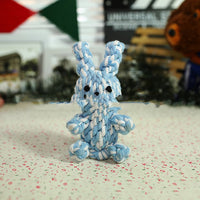 HKM-8870461 Cotton Rope Animal Chew Toy for Dogs - Giraffe, Hippo, Elephant, Duck, Bear, Tiger, Turtle, Alligator, Lion, Squirrel, Octopus, Dinosaur