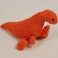 HKM-8870461 Cotton Rope Animal Chew Toy for Dogs - Giraffe, Hippo, Elephant, Duck, Bear, Tiger, Turtle, Alligator, Lion, Squirrel, Octopus, Dinosaur