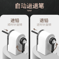 HKM-887123 Adjustable Tip Auto-Feed Pencil Sharpener for Home, School, and Office Use