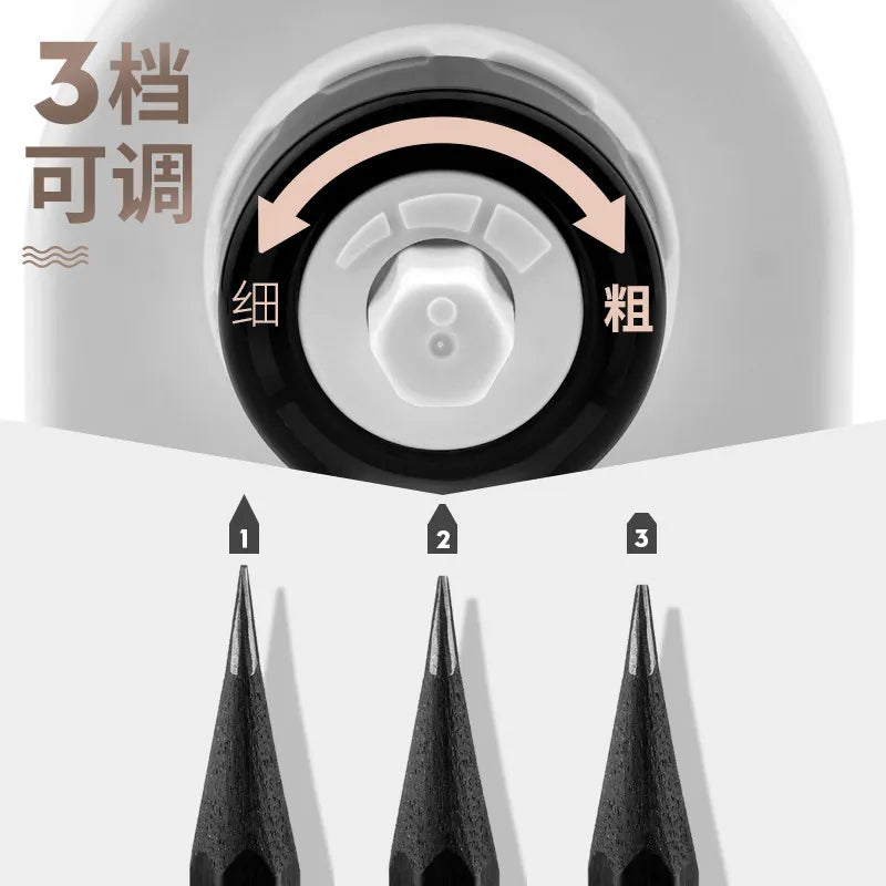HKM-887123 Adjustable Tip Auto-Feed Pencil Sharpener for Home, School, and Office Use