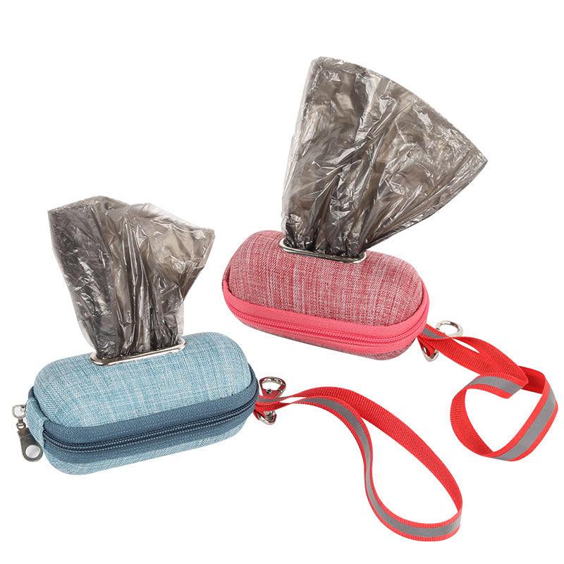 HKM-8871869 Portable Dog Poop Bag Dispenser with Thickened Holder for Easy Pick-Up and Disposal