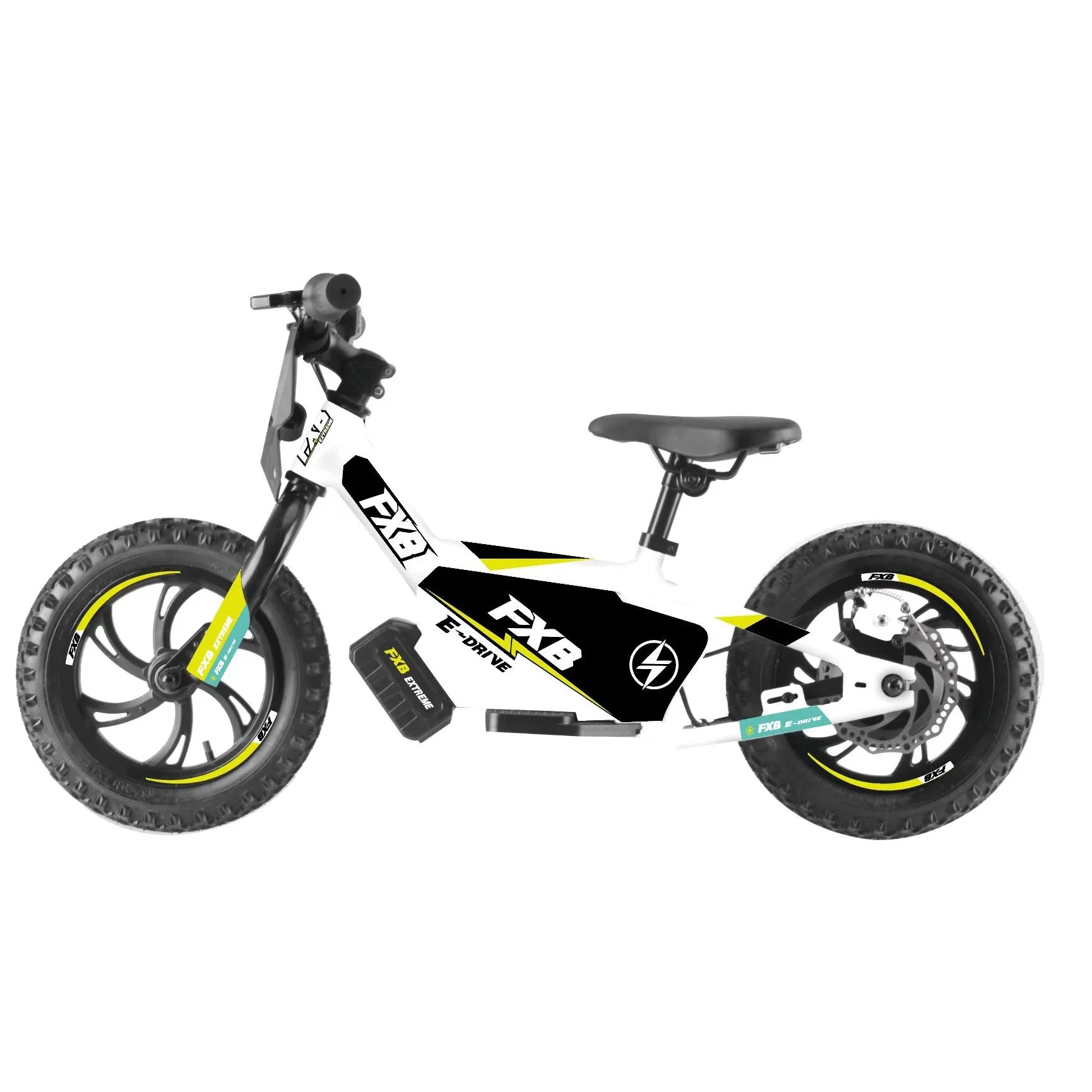 HKM-887251 FXB 12" Electric Balance Bike for Kids, 250W Hub Motor, Aluminum Frame, Safe Non-Pedal Design