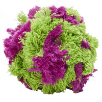 HKM-8872893 Plush Interactive Dog Teething Ball for Chewing and Cleaning Teeth, 15cm Diameter