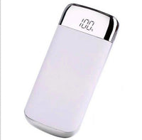 HKM-887379 Multifunctional Power Bank with Display - Polymer Lithium-Ion Battery, Alloy Shell, Multi U Port Output - Available in Pink, Black, White, Gold, Blue