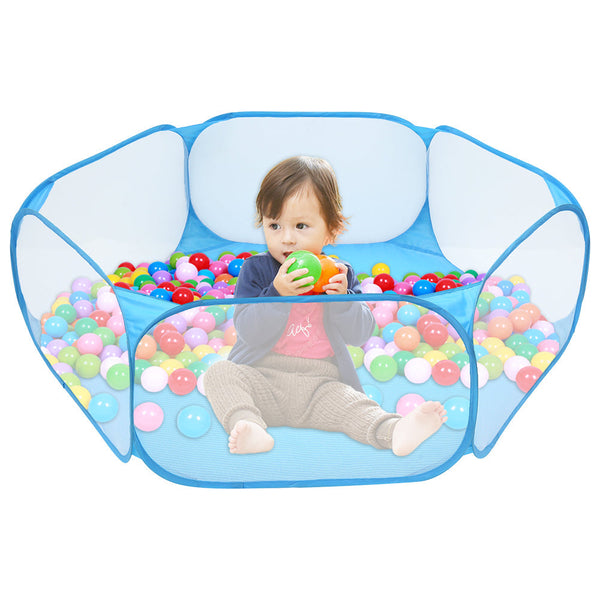 HKM-8874429 Foldable Children's Play Tent with Steel Frame and Waterproof Polyester - Ideal for Indoor and Outdoor Ball Pit Fun