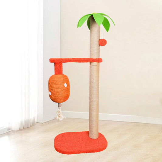 HKM-8875581 Cat Climbing Frame and Sisal Claw Grinding Coconut Tree Pet Toy
