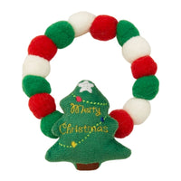 HKM-8877373 Festive Plush Christmas Pet Collars - Santa, Tree, Elk, Candy & Shoes