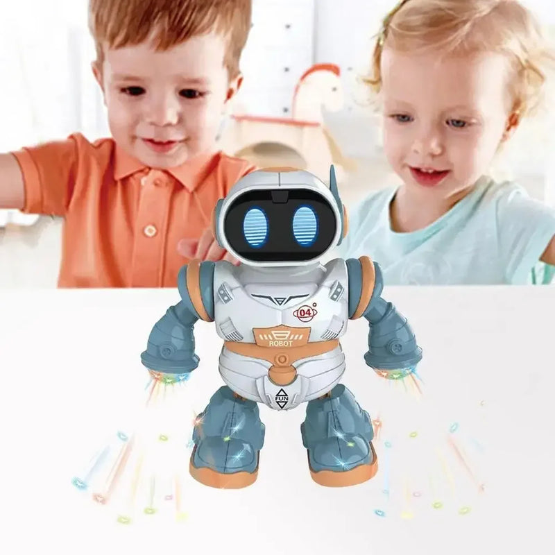 HKM-887827 Dancing Robot Toy with Music and Lights - Interactive Educational Space Robot for Ages 0-14+