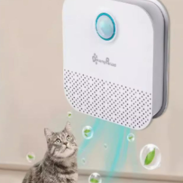 HKM-8878653 Smart Cat Odor Purifier with 4000mAh Battery - 99% Deodorization, USB Charging, Quiet Operation
