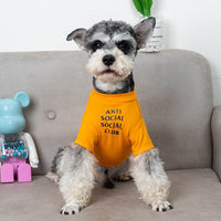 HKM-8879549 Trendy Casual Cotton Dog T-Shirts in Orange and Black ¨C Sizes S to XXXL