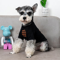 HKM-8879549 Trendy Casual Cotton Dog T-Shirts in Orange and Black ¨C Sizes S to XXXL