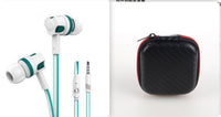 HKM-888019 Wired In-Ear Headset with Microphone for Hands-Free Calling and Dynamic Sound Quality