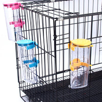 HKM-8881213 Automatic Pet Drinking Fountain - Hanging Type, 180ML to 500ML, Available in Pink, Green, Blue, Yellow