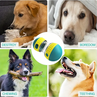 HKM-8882621 Adjustable Interactive Treat Dispenser for Dogs - Slow Feeder and Puzzle Toy for Mental Stimulation and Exercise