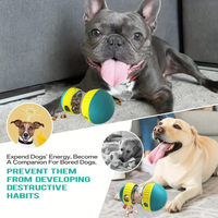 HKM-8882621 Adjustable Interactive Treat Dispenser for Dogs - Slow Feeder and Puzzle Toy for Mental Stimulation and Exercise