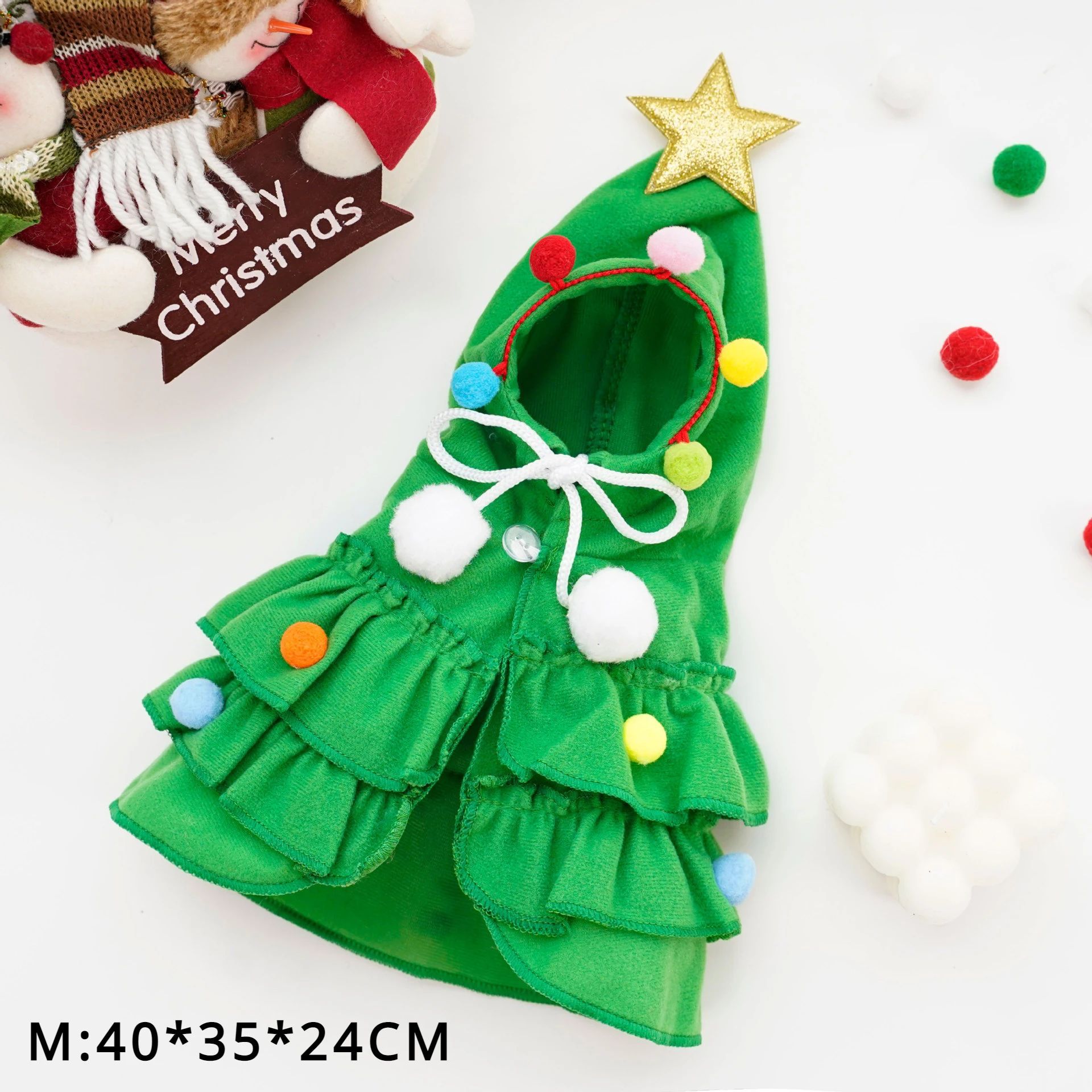 HKM-8882749 Cozy Autumn and Winter Pet Cloak - Two Color Shawl for Dogs