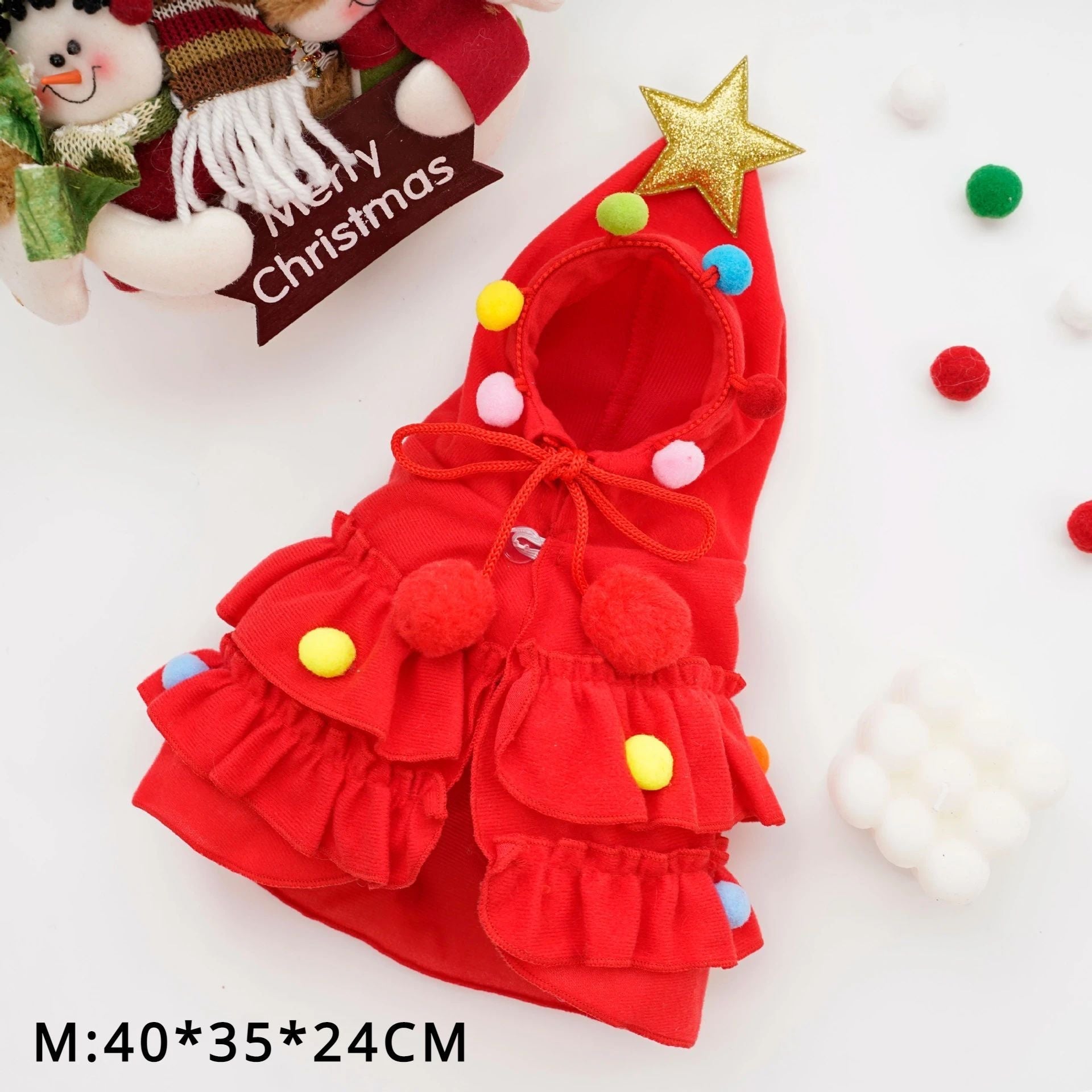 HKM-8882749 Cozy Autumn and Winter Pet Cloak - Two Color Shawl for Dogs