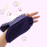 HKM-8883005 Soft Bristle Dual-Sided Pet Massage and Shampoo Brush for Dogs and Cats