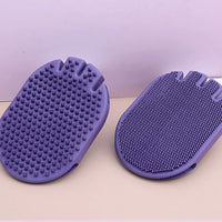 HKM-8883005 Soft Bristle Dual-Sided Pet Massage and Shampoo Brush for Dogs and Cats