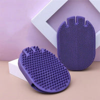 HKM-8883005 Soft Bristle Dual-Sided Pet Massage and Shampoo Brush for Dogs and Cats