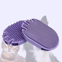 HKM-8883005 Soft Bristle Dual-Sided Pet Massage and Shampoo Brush for Dogs and Cats