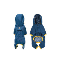 HKM-8883517 Waterproof Dog Raincoat in Lake Blue, Rose Red, and Turmeric - Available in S, M, L, XL, 2XL