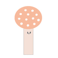 HKM-8883773 Plush Mushroom Cat Chew Toy for Biting and Fun - 25x10cm