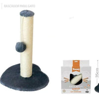 HKM-8884413 Cat Climbing Structure in Gray - Stylish and Space-Saving Design for Active Play