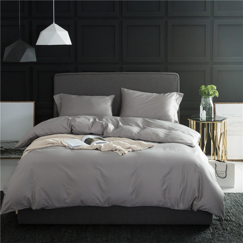 HKM-888467 Cotton Four-Piece Bedding Set, Long-Staple, Reactive Print, Available for 1.5-2.0m Beds