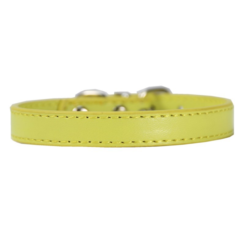 HKM-8884925 Durable PU Large Dog Leash and Collar Set with Wire Buckle for Dogs and Cats