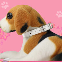 HKM-8884925 Durable PU Large Dog Leash and Collar Set with Wire Buckle for Dogs and Cats
