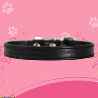 HKM-8884925 Durable PU Large Dog Leash and Collar Set with Wire Buckle for Dogs and Cats
