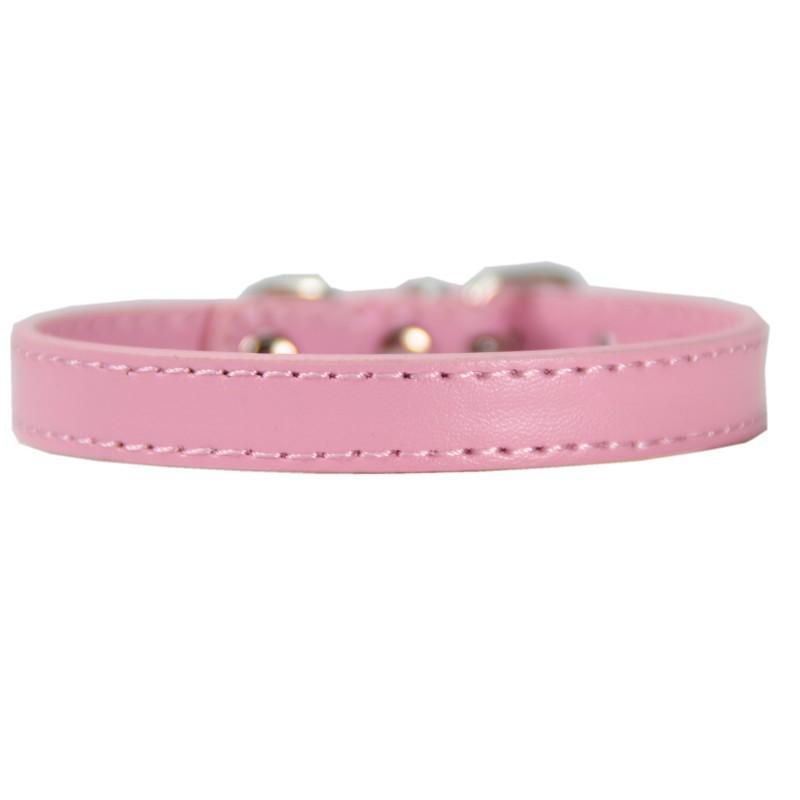 HKM-8884925 Durable PU Large Dog Leash and Collar Set with Wire Buckle for Dogs and Cats