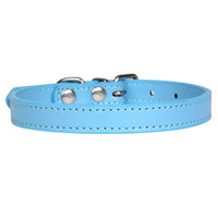HKM-8884925 Durable PU Large Dog Leash and Collar Set with Wire Buckle for Dogs and Cats