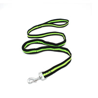 HKM-8885949 Elastic Pet Hand Holding Leash with Chest Strap, Available in Blue, Red, Green, and Rose, Nylon Material, 2.5*120 cm, Stretchable to 150 cm
