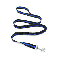 HKM-8885949 Elastic Pet Hand Holding Leash with Chest Strap, Available in Blue, Red, Green, and Rose, Nylon Material, 2.5*120 cm, Stretchable to 150 cm