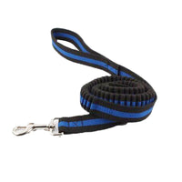 HKM-8885949 Elastic Pet Hand Holding Leash with Chest Strap, Available in Blue, Red, Green, and Rose, Nylon Material, 2.5*120 cm, Stretchable to 150 cm