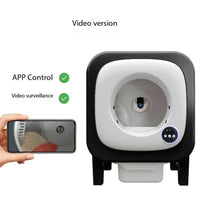HKM-888595 Automatic Self-Cleaning Cat Litter Box with AI Camera and App Control