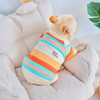 HKM-8886205 Colorful Striped Casual Dog Clothes for All Sizes