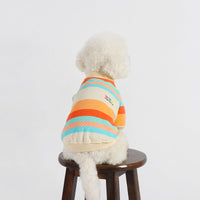 HKM-8886205 Colorful Striped Casual Dog Clothes for All Sizes