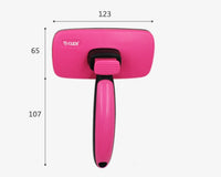 HKM-8886717 Automatic Stainless Steel Pet Grooming Comb for Dogs and Cats with Retractable Self-Cleaning Feature
