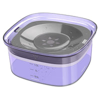 HKM-8887101 Splash-Proof Pet Dog Floating Water Bowl - Adjustable Height & Colorful Options