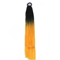 HKM-888723 Trendy Three-Strand Dreadlock Wig in Various Colors for All Face Shapes and Skin Tones
