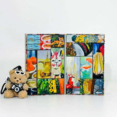HKM-888787 Hand-painted Retro Pattern 12-Day Surprise Blind Box Gift Set