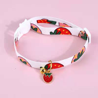 HKM-8888893 Multicolor Breakaway Cat Collar with Bow Pendant and Bells, Adjustable 17-32cm